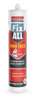 Soudal Fix All High Tack клей-герметик с экстремальной силой начального соединения 290 мл Черный