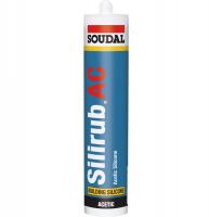 SOUDAL SILIRUB AC Герметик для остекления 600 мл Прозрачный