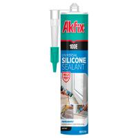 Akfix 100E Силиконовый герметик 280 мл Коричневый