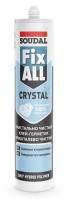 Soudal Fix All Crystal - прозрачный клей-герметик 290 мл Прозрачный