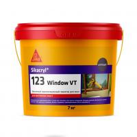 Sikacryl®-123 Window VT - эластичный паронепроницаемый акриловый герметик 7 кг Белый