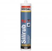 SOUDAL SILIRUB 2 – нейтральный силиконовый герметик 310 мл Бежевый