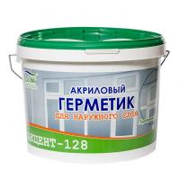 Герметик Акцент 128, паропроницаемый акриловый 600 мл Серый
