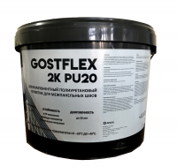GOSTFLEX 2K PU 20 - полиуретановый двухкомпонентный герметик 16 кг Белый