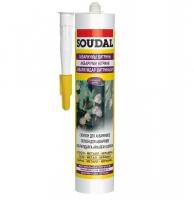 Силиконовый герметик Soudal для аквариумов 280 мл, прозрачный