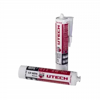 UTECH CP 601S - Противопожарный силиконовый герметик 310 мл Белый
