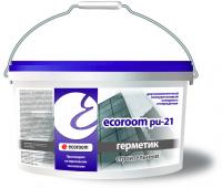 ECOROOM PU 21 - Двухкомпонентный полиуретановый строительный герметик 13,3 кг Белый