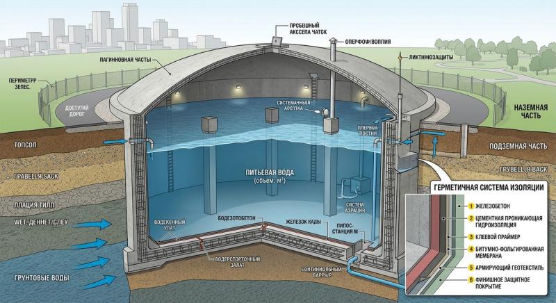HYPERDESMO DRINKING WATER SYSTEM – Системное решение для гидроизоляции резервуаров с питьевой водой