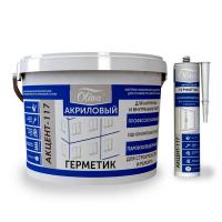 Герметик Акцент 117 Пароизоляционный акриловый герметик 15 кг Белый