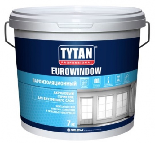 Tytan Professional EUROWINDOW герметик акриловый Внутренний пароизоляционный 7 кг Белый