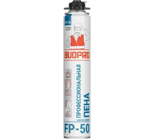 Профессиональная ВСЕСЕЗОННАЯ монтажная пена BUDPRO FP-50