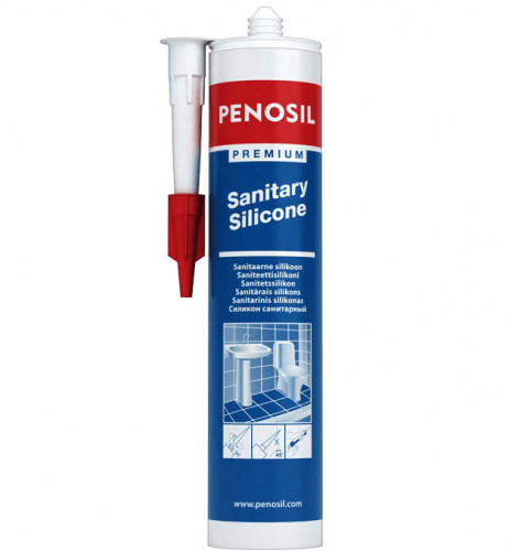 PENOSIL Premium Neutral Sanitary Silicone Санитарный силиконовый герметик 600 мл Белый