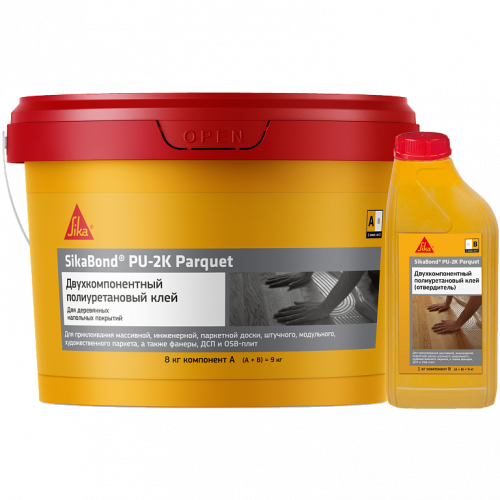 SikaBond® PU-2K Parquet - клей на основе полиуретана для деревянных покрытий
