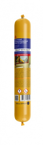 Sikacryl®-123 Window VT - эластичный паронепроницаемый акриловый герметик 600 мл Белый