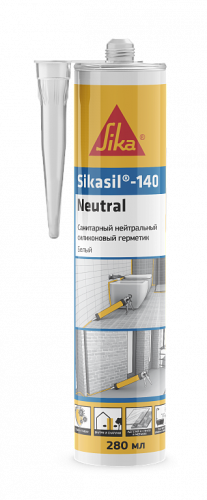 Sikasil®-140 Neutral - Санитарный силиконовый герметик 280 мл Прозрачный - 842897