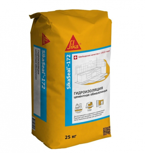 SikaSeal®-172 – Гидроизоляционный состав на цементной основе 25 кг - 535369