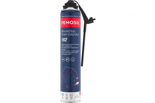 PENOSIL MouseStop Foam EasyGun 162 профессиональная монтажная пена с трубочкой-аппликатором