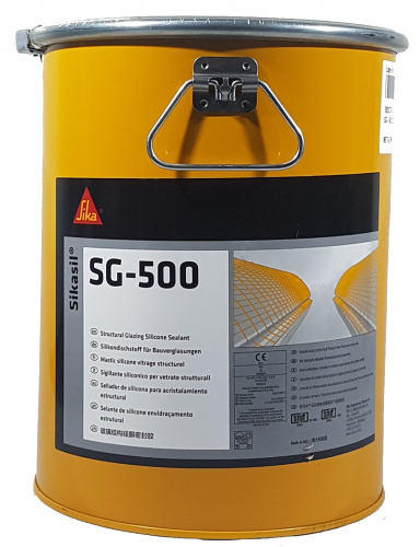 Sikasil SG-500 - Двухкомпонентный высококачественный структурный клей-герметик 260 кг (Компонент А) Черный