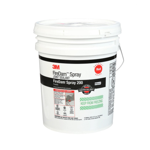 3M FireDam Spray 200 – Огнезащитный герметик-спрей для швов 19 л, красный