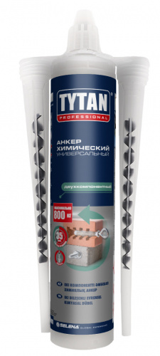 Tytan Professional Анкер химический двухкомпонентный 300 мл Серый
