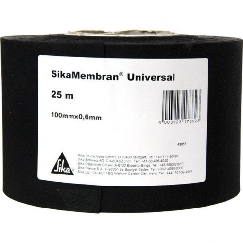 SikaMembran Universal EPDM - Паро/влагоизоляционная ЭПДМ лент 150 мм