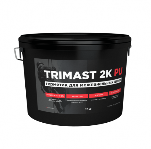 TRIMAST 2K PU – Двухкомпонентный полиуретановый герметик 12 кг Серый