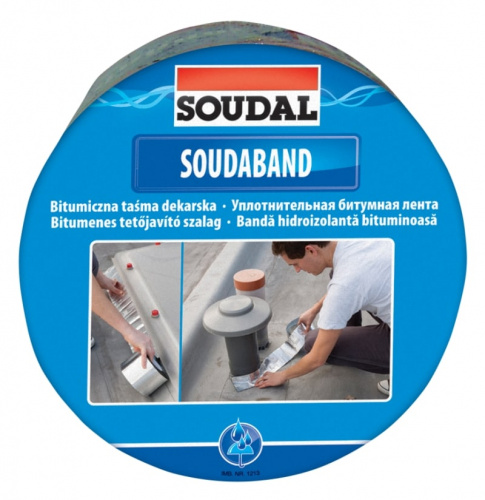 SOUDABAND Кровельная герметизирующая лента 15 см x 10м Алюминиевый