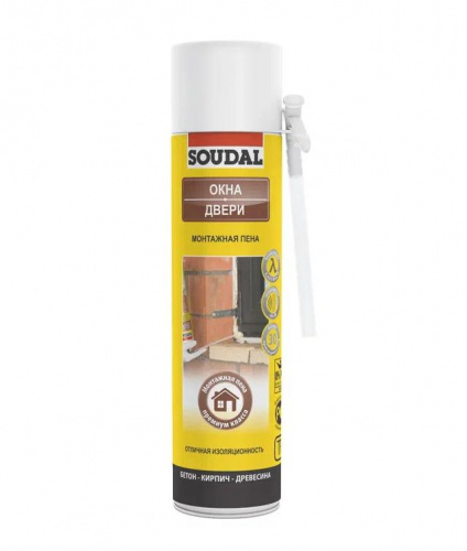 Монтажная пена SOUDAL ОКНА-ДВЕРИ 500 мл