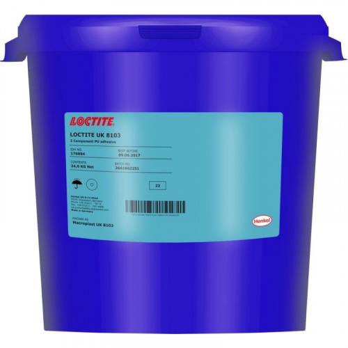 LOCTITE UK 8103 двухкомпонентный клей на основе полиуретана не содержащий растворителя.