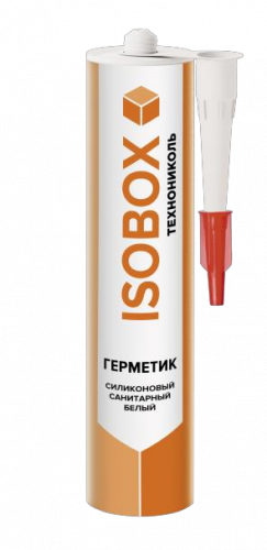 Герметик ISOBOX санитарный силиконовый 260 мл Белый