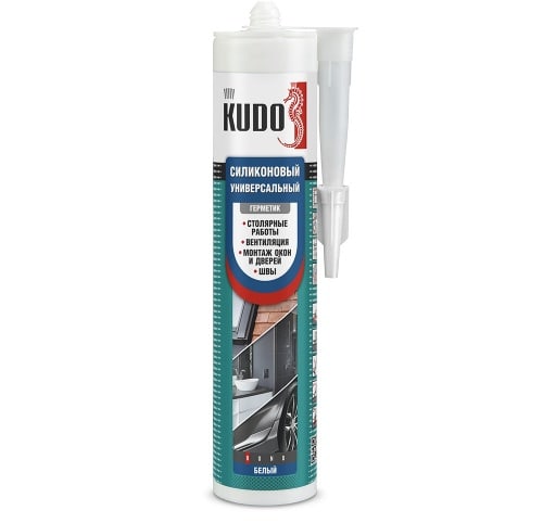 KUDO KSK-101 Герметик силиконовый универсальный белый