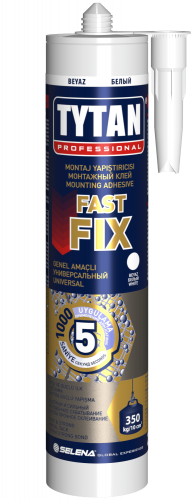 TYTAN Professional FAST Fix клей гибридный монтажный 290 мл Белый