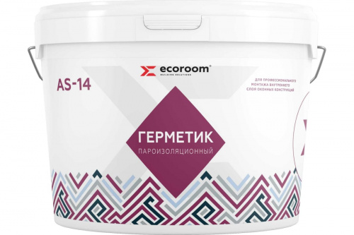 ECOROOM AS 14 – Однокомпонентный пароизоляционный акриловый герметик 600 мл Коричневый