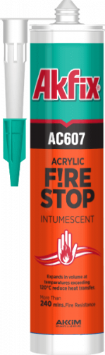 Akfix AC607 - Противопожарный акриловый герметик