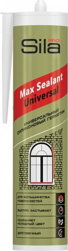 Герметик универсальный силиконовый Sila PRO Max Sealant Universal 280 мл Бежевый