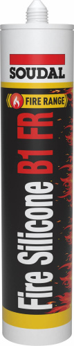 SOUDAL FIRE SILICONE B1 FR Противопожарный силиконовый герметик 310 мл Серый