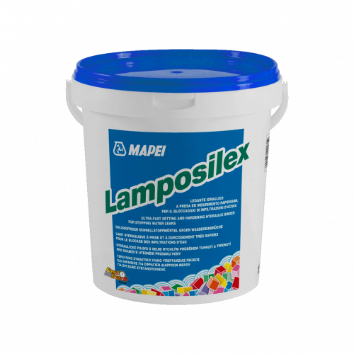 LAMPOSILEX – быстрозатвердевающий состав для остановки водных протечек