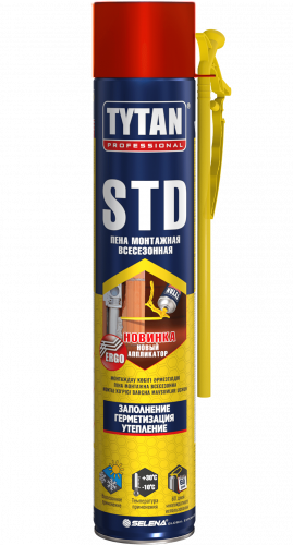 Tytan Professional STD ЭРГО пена монтажная всесезонная 750 мл