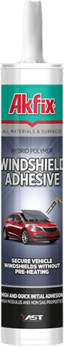 Akfix Windshield Adhesive AST Polymer - Клей герметик для лобовых стекол 290 мл