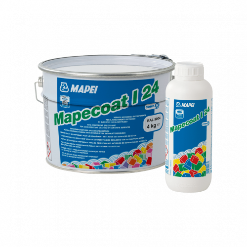 Mapecoat I 24 - эпоксидная краска для защиты бетонных поверхностей 5 кг RAL под заказ