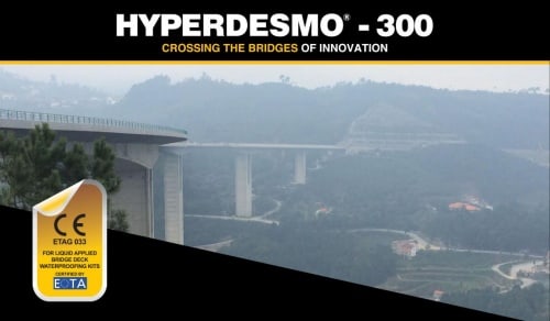 HYPERDESMO 300 – полиуретановая мастика для мостов и туннелей