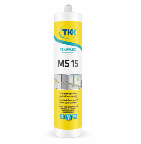 Tekafleks MS 15 герметик для уплотнения деформационных швов в строительстве 290 мл черный
