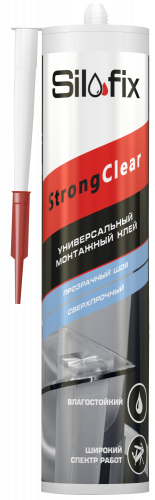 Монтажный универсальный клей SILFIX StrongClear