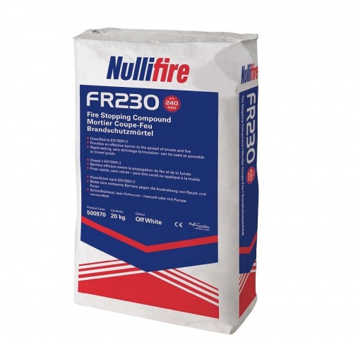 Nuliifire FR230 – Огнезащитная высокопрочная конструкционная смесь