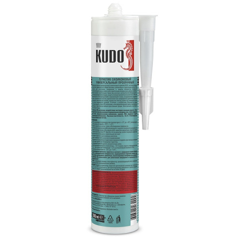 KUDO KSK-100 Герметик силиконовый универсальный прозрачный
