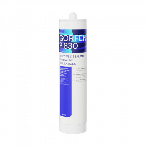 GORFEN® P 830 - Полиуретановый клей-герметик для остекления в судостроительстве 310 мл Черный