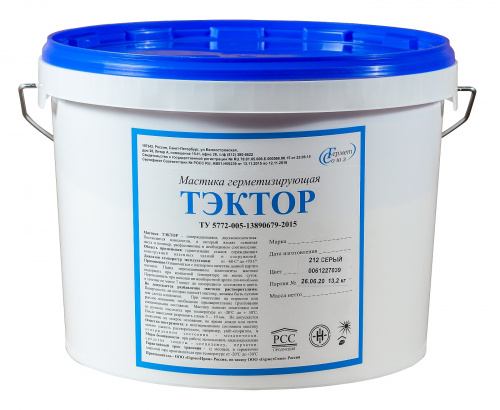 ТЭКТОР 211 – двухкомпонентный самовыравнивающийся полиуретановый герметик