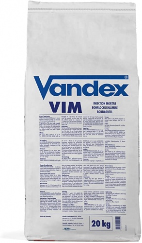 VANDEX INJECTION MORTAR (VIM) Состав для устройства капиллярной отсечки