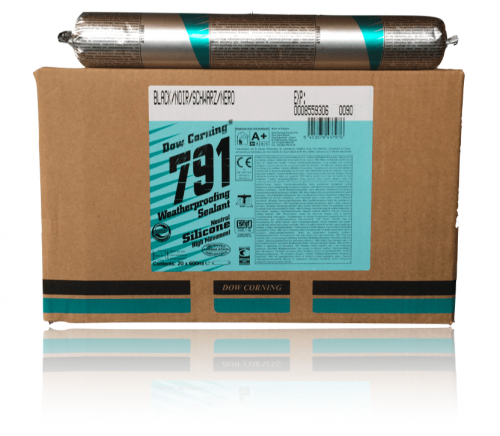 Dow Corning 791 Силиконовый герметик для структурного остекления Черный 600 мл